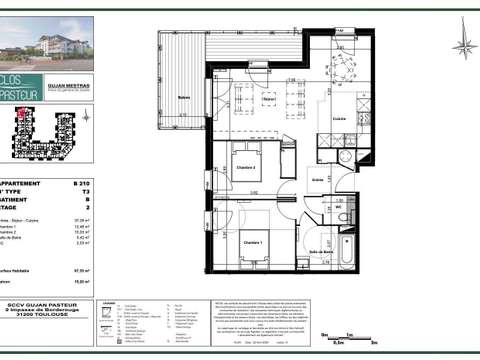Vente appartement 3 pièces Gujan-Mestras 33
