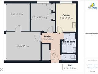 Vente appartement 3 pièces Vente appartement 3 pièces