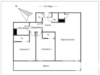 Vente appartement 3 pièces