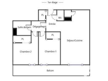 Vente appartement 3 pièces Vente appartement 3 pièces