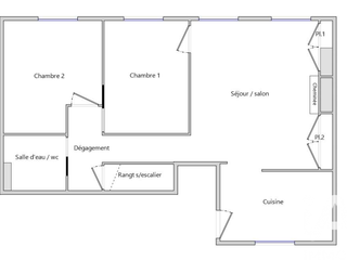 Vente appartement 3 pièces