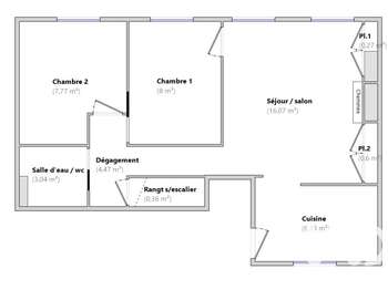 Vente appartement 3 pièces Vente appartement 3 pièces