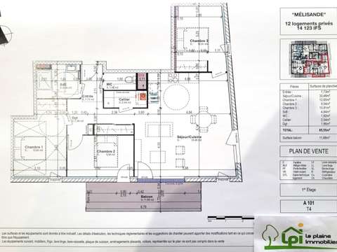 Vente appartement 4 pièces