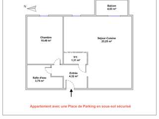 Vente appartement 2 pièces Vente appartement 2 pièces