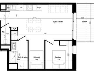 Vente appartement 2 pièces