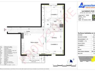 Vente appartement 3 pièces