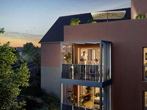Vente appartement 3 pièces L'Hermitage 35