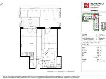 Vente Appartement 2 piècesL'Union