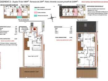 Vente appartement 3 pièces