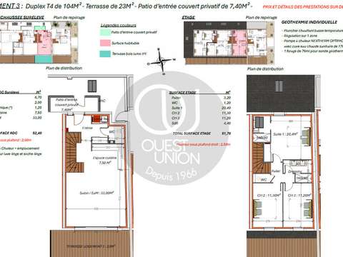 Vente appartement 4 pièces
