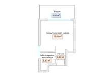 Vente appartement 1 pièce