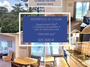 Vente Appartement 3 piècesLa Baule-Escoublac La Baule Les Pins