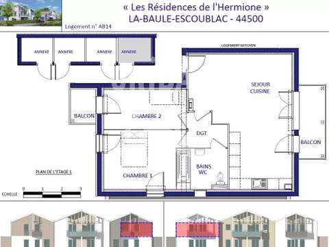 Vente appartement 3 pièces