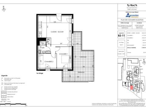 Vente appartement 3 pièces