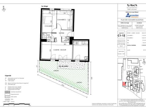 Vente appartement 3 pièces