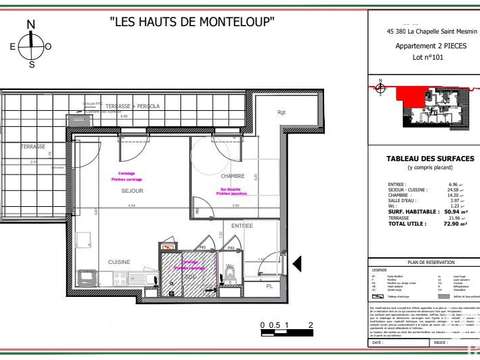 Vente appartement 2 pièces La Chapelle-Saint-Mesmin 45