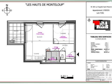 Vente appartement 2 pièces La Chapelle-Saint-Mesmin 45