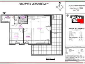 Vente Appartement 3 piècesLa Chapelle-Saint-Mesmin