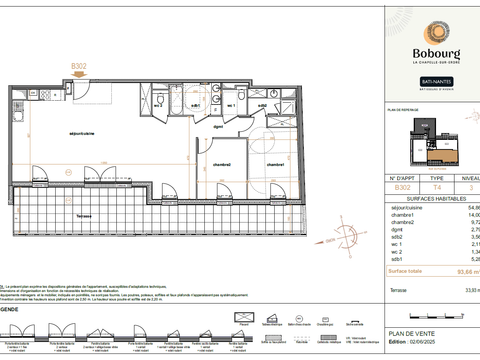 Vente appartement 4 pièces