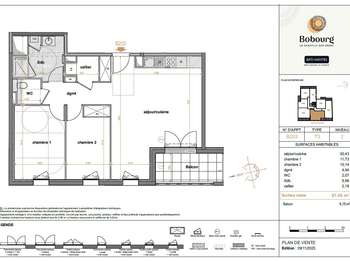 Vente appartement 3 pièces Vente appartement 3 pièces