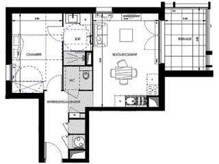 Vente appartement 2 pièces