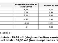Vente appartement 1 pièce