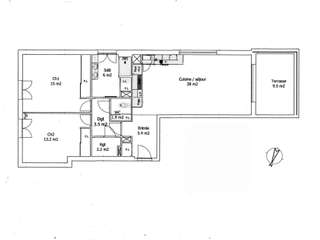 Vente appartement 3 pièces