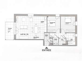 Vente appartement 3 pièces