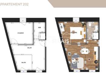 Vente appartement 2 pièces Vente appartement 2 pièces