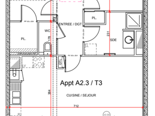 Vente appartement 3 pièces