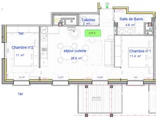Vente appartement 3 pièces