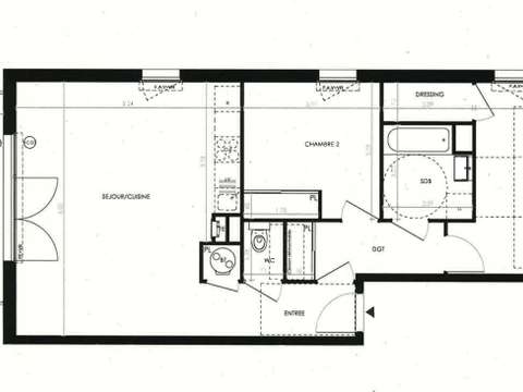 Vente appartement 3 pièces