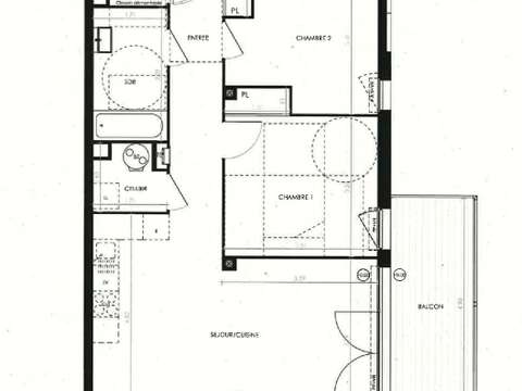 Vente appartement 3 pièces