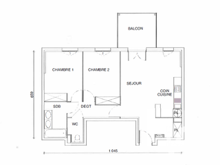 Vente appartement 3 pièces