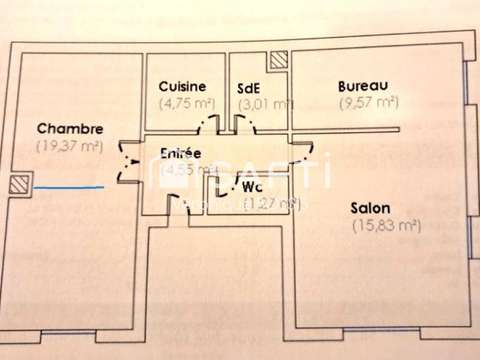 Vente appartement 3 pièces