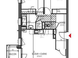 Vente appartement 3 pièces