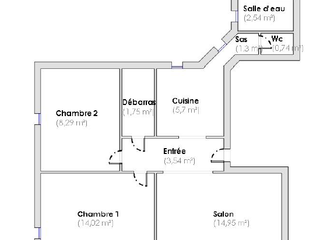 Vente appartement 3 pièces