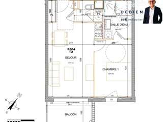 Vente appartement 2 pièces