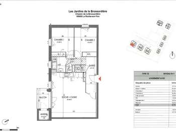 Vente appartement 3 pièces