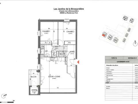 Vente appartement 3 pièces Vente appartement 3 pièces