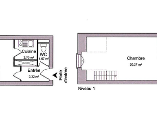 Vente appartement 2 pièces