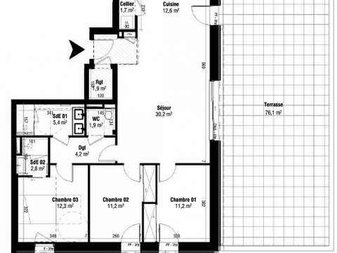 Vente appartement 4 pièces Vente appartement 4 pièces