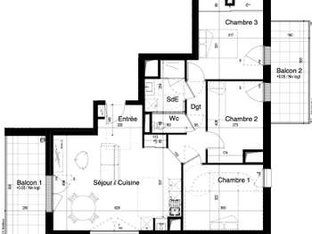 Vente appartement 4 pièces Vente appartement 4 pièces
