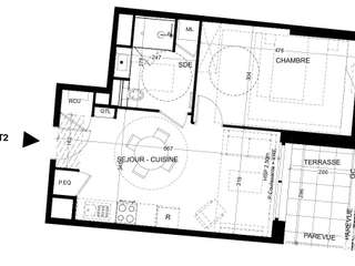 Vente appartement 2 pièces