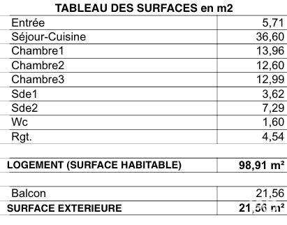Vente appartement 4 pièces Vente appartement 4 pièces