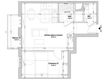 Vente appartement 2 pièces Vente appartement 2 pièces
