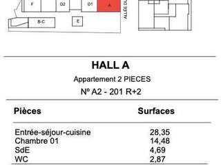 Vente appartement 2 pièces