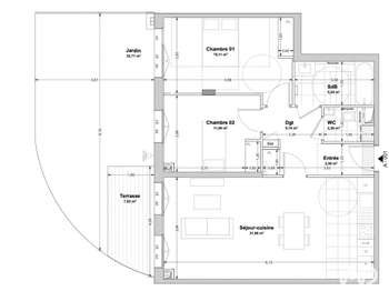 Vente appartement 3 pièces Vente appartement 3 pièces