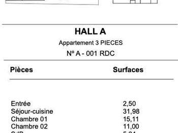 Vente appartement 3 pièces Vente appartement 3 pièces