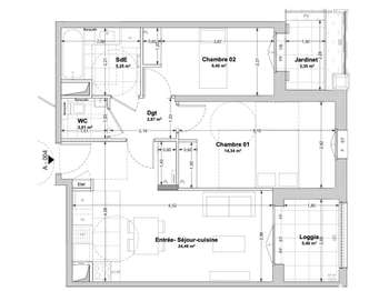 Vente appartement 3 pièces Vente appartement 3 pièces